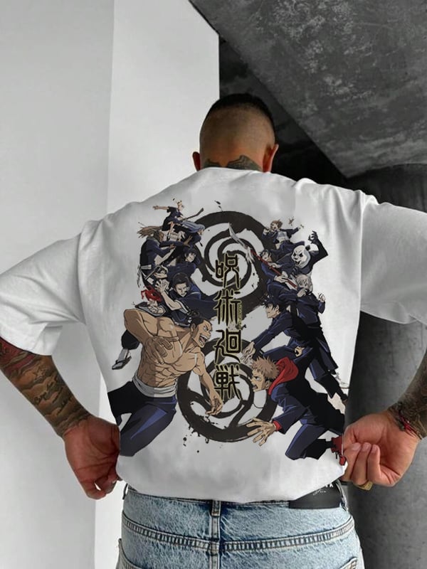 Men's Hip Hop Cotton Short Sleeve T-Shirt