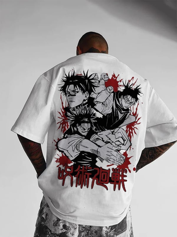 Men's Hip Hop Cotton Short Sleeve T-Shirt