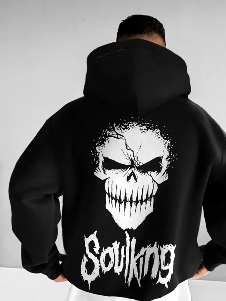 Men's Fashion Printed Casual Hoodie