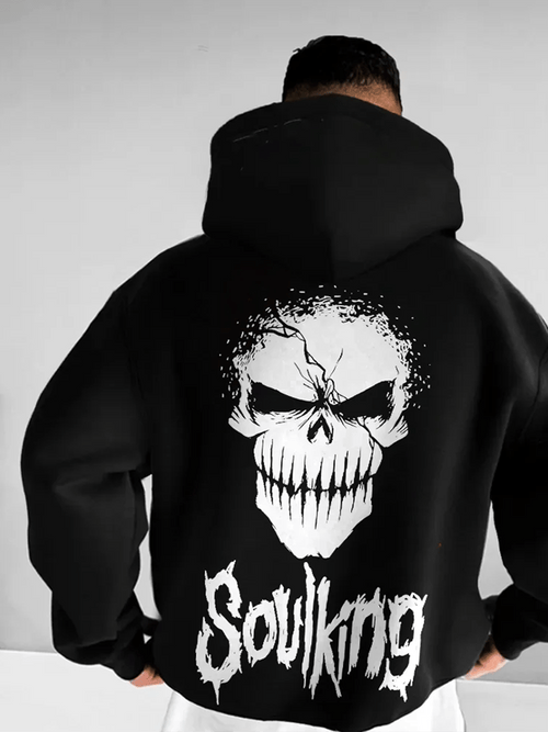 Men's Fashion Printed Casual Hoodie