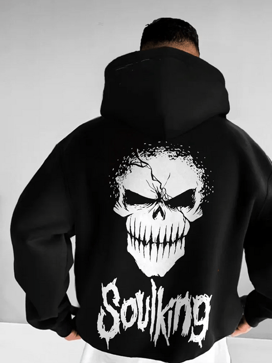 Men's Fashion Printed Casual Hoodie