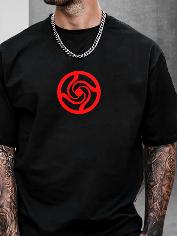 Men's  Print Casual Short Sleeve T-Shirt