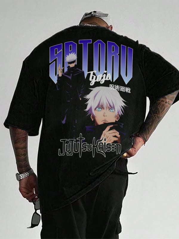 Men's Hip Hop Cotton Short Sleeve T-Shirt