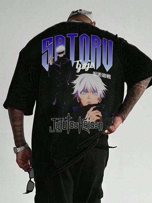 Men's Hip Hop Cotton Short Sleeve T-Shirt