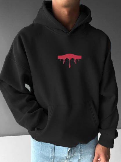 Men's Stylish Comic Print Hoodie