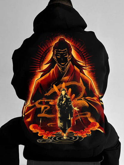 Men's Stylish Comic Print Hoodie