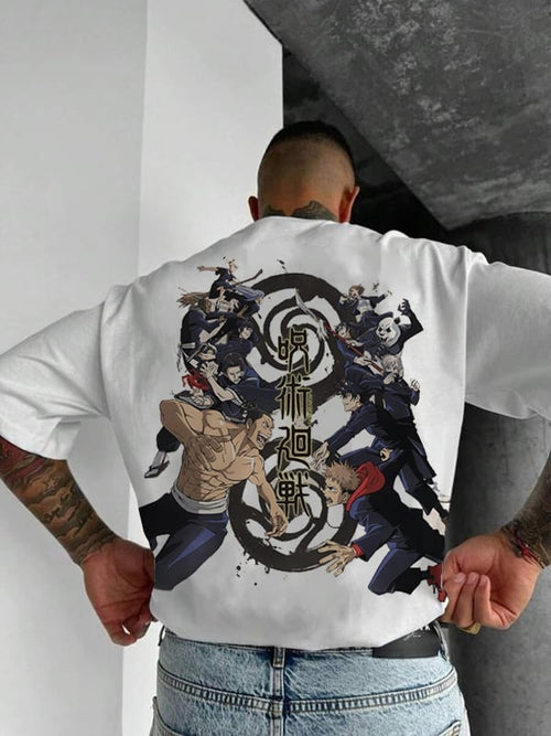 Men's Hip Hop Cotton Short Sleeve T-Shirt