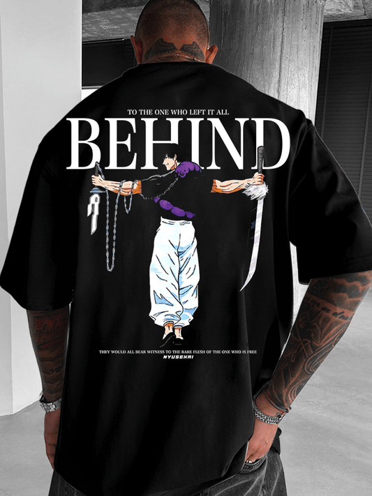 Men's Fashion Anime Printed Casual Short Sleeve T-Shirt