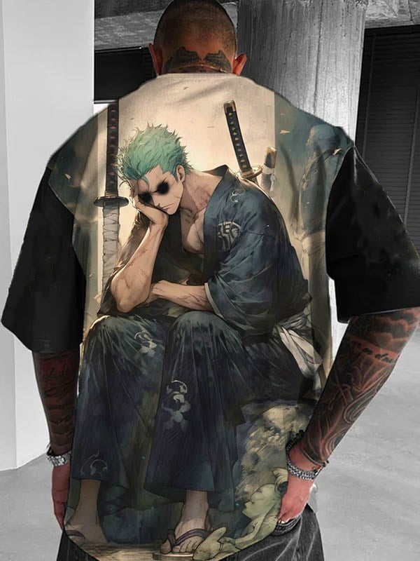 Men's Street Style Hip Hop Printed T-shirt