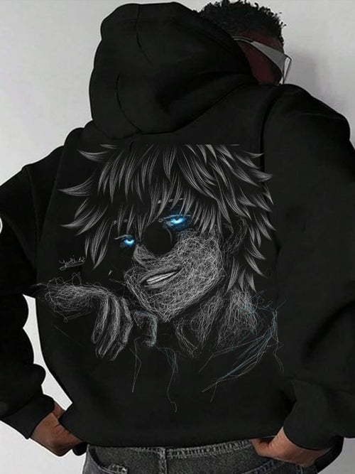 Men's Fashion Printed Casual Hoodie