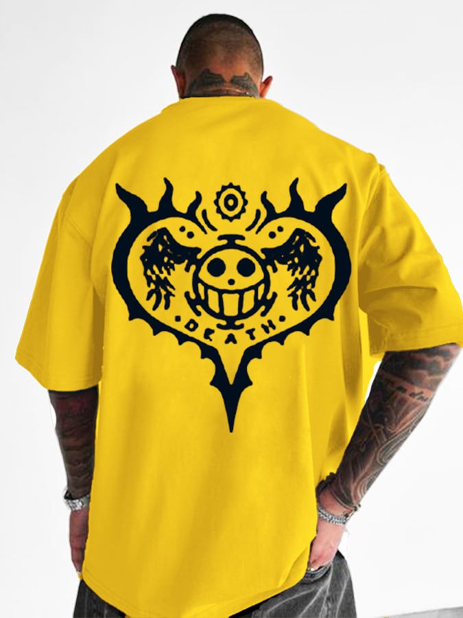 contrasting T-shirt