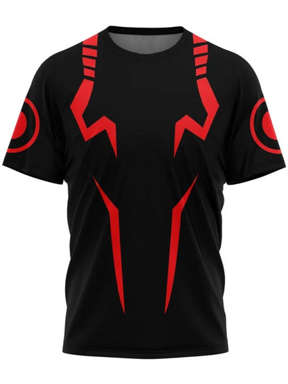 Men's   Loose  Round Neck Short Sleeve T-Shirt