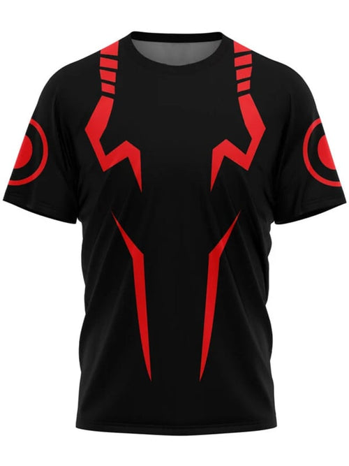 Men's   Loose  Round Neck Short Sleeve T-Shirt