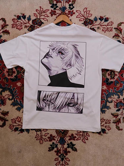 Men's Fashion  Printed Casual Short Sleeve T-Shirt