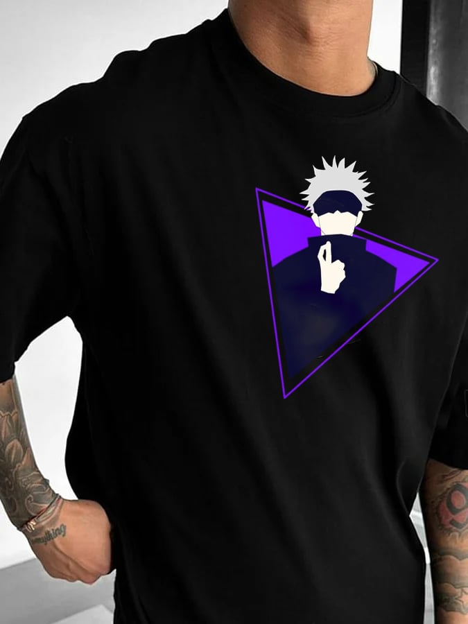 Men's Blindfolded Man   Short Sleeve T-Shirt