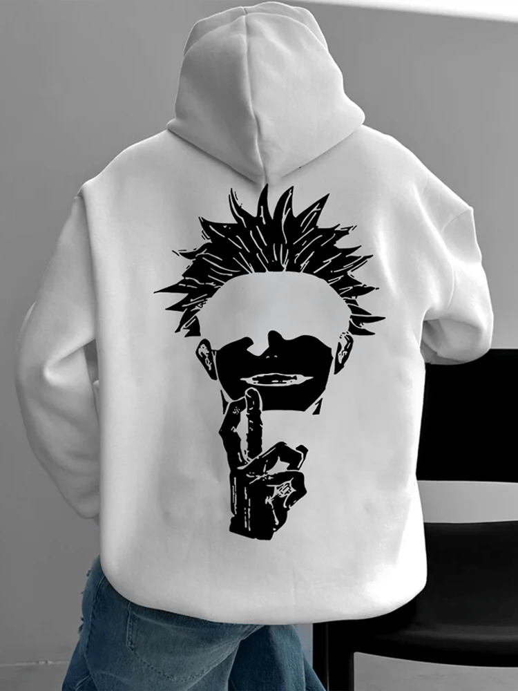 Men's Fashion Printed Casual Hoodie