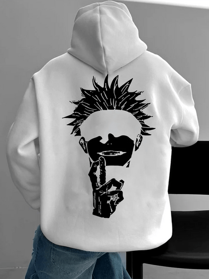 Men's Fashion Printed Casual Hoodie