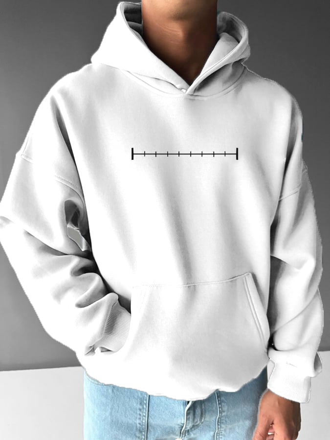 Men's Stylish Comic Print Hoodie