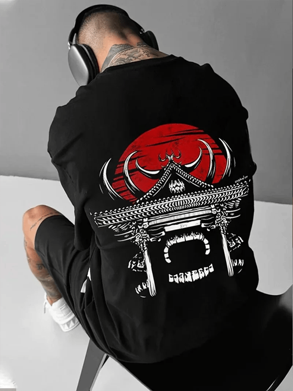 Men's  Print Casual Short Sleeve T-Shirt