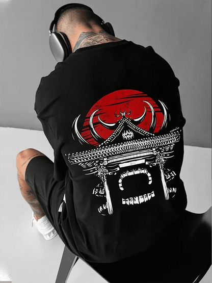 Men's  Print Casual Short Sleeve T-Shirt