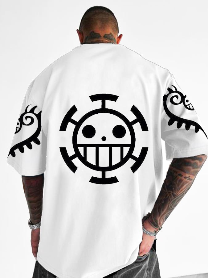 contrasting T-shirt