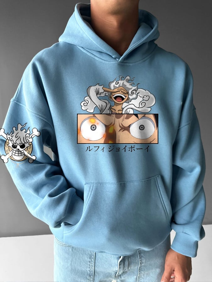 Men's Stylish Comic Print Hoodie