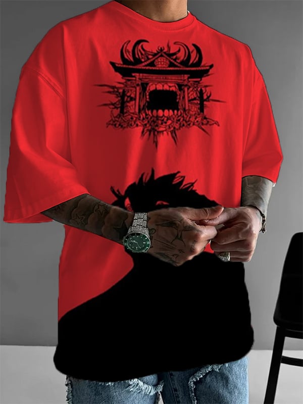 Men's     Crew Neck Short Sleeve T-Shirt