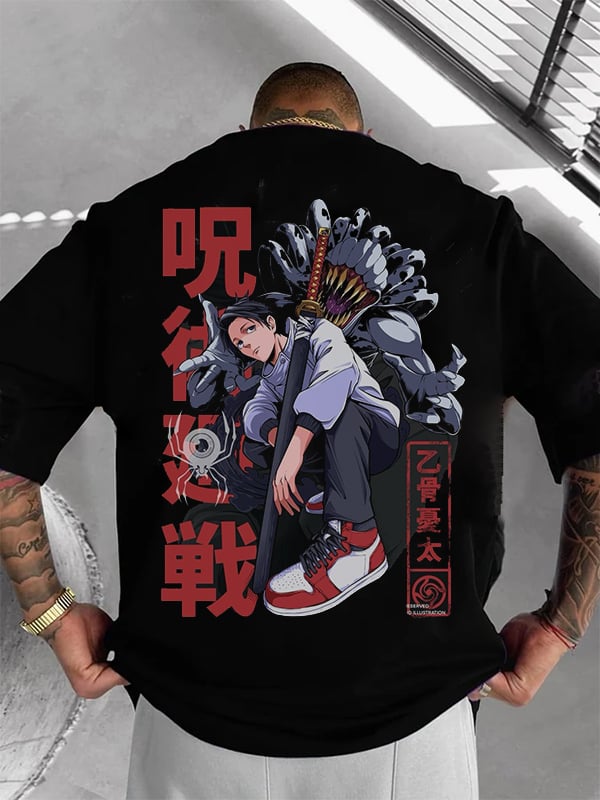 Men's Hip Hop Cotton Short Sleeve T-Shirt