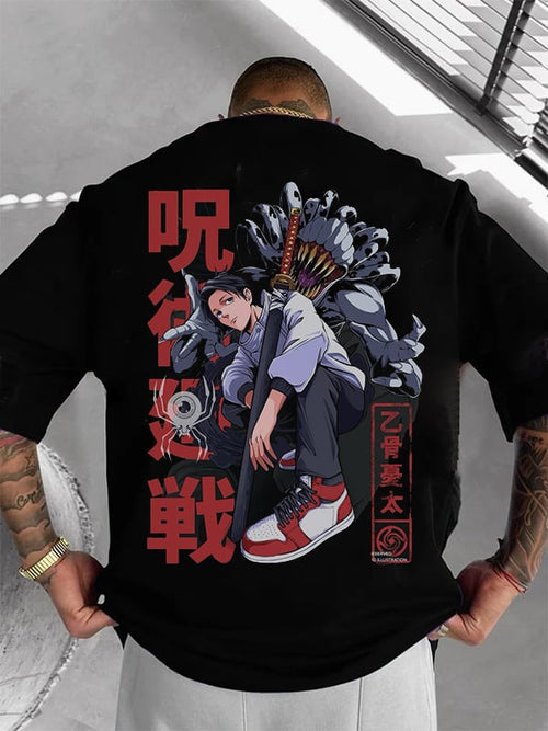 Men's Hip Hop Cotton Short Sleeve T-Shirt