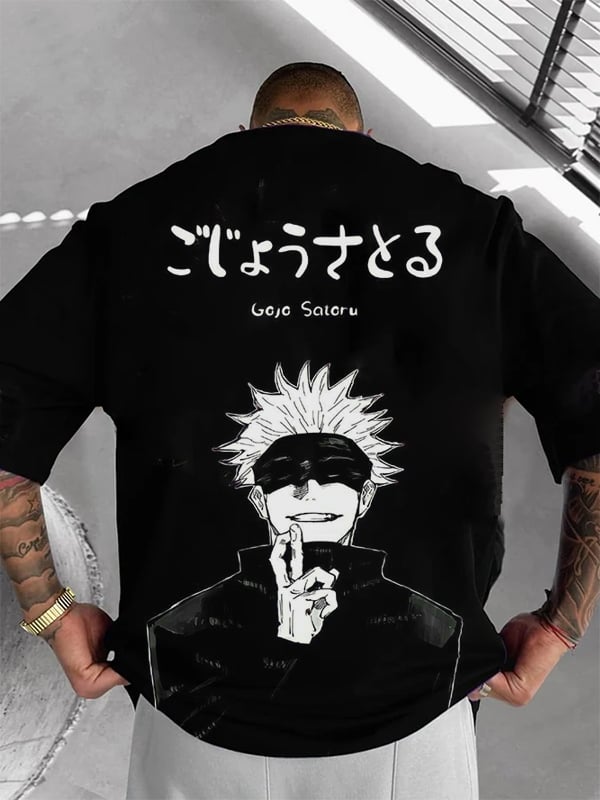 Men's Hip Hop Cotton Short Sleeve T-Shirt