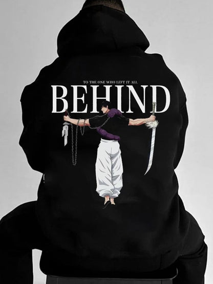 Men's Stylish Comic Print Hoodie