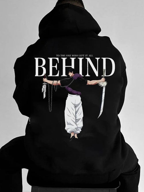 Men's Stylish Comic Print Hoodie