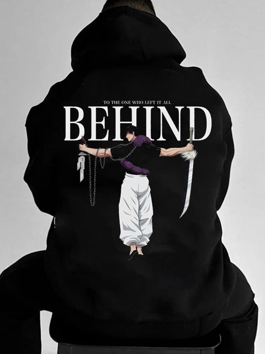 Men's Stylish Comic Print Hoodie