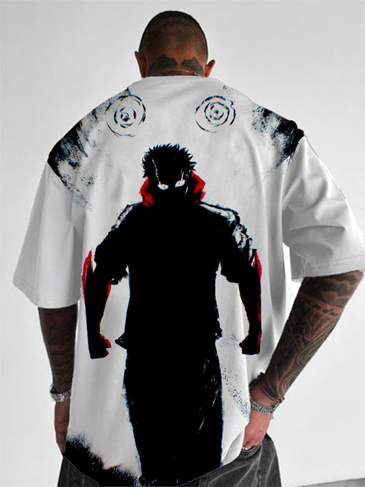 Men's  Print Casual Short Sleeve T-Shirt