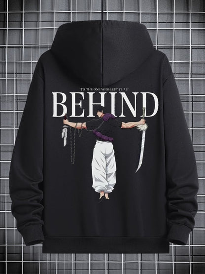 Men's Stylish Comic Print Hoodie