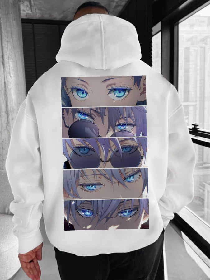 Men's Stylish Comic Print Hoodie