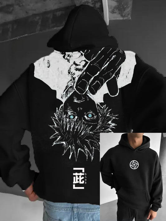 Men's Stylish Comic Print Hoodie