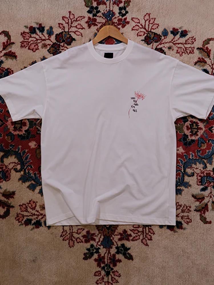 Men's Fashion  Printed Casual Short Sleeve T-Shirt