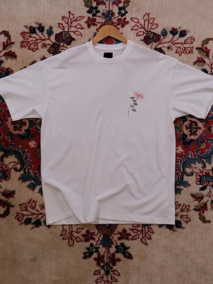 Men's Fashion  Printed Casual Short Sleeve T-Shirt