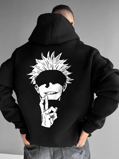 Men's Fashion Printed Casual Hoodie