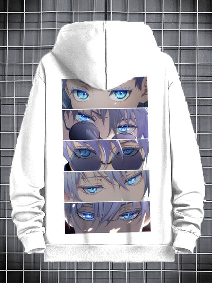 Men's Stylish Comic Print Hoodie