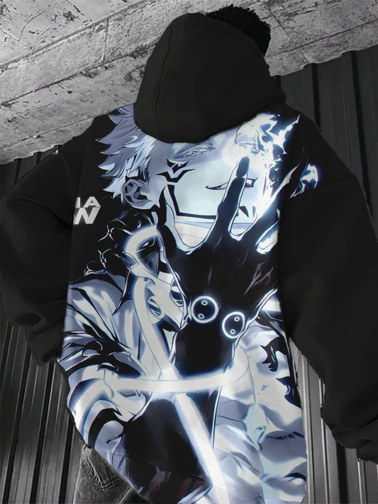 Fashion Cartoon Printed Casual Hoodie