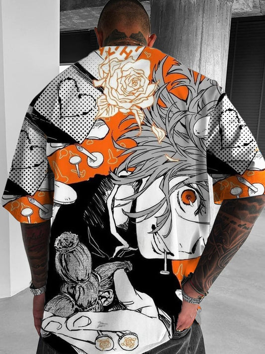 Men's Oversized Bleach   Short Sleeve T-Shirt