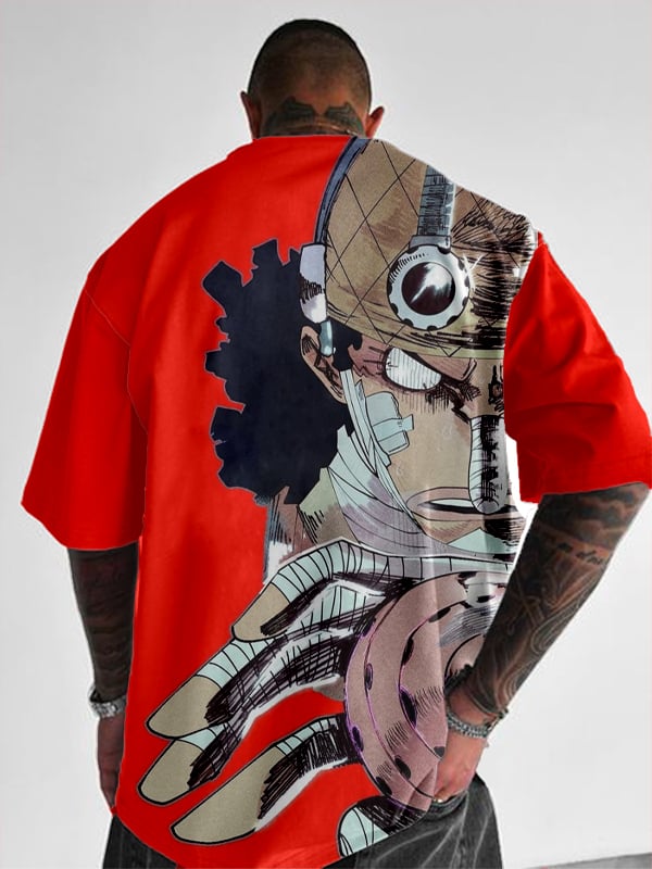 Men's Print Casual Short Sleeve T-Shirt