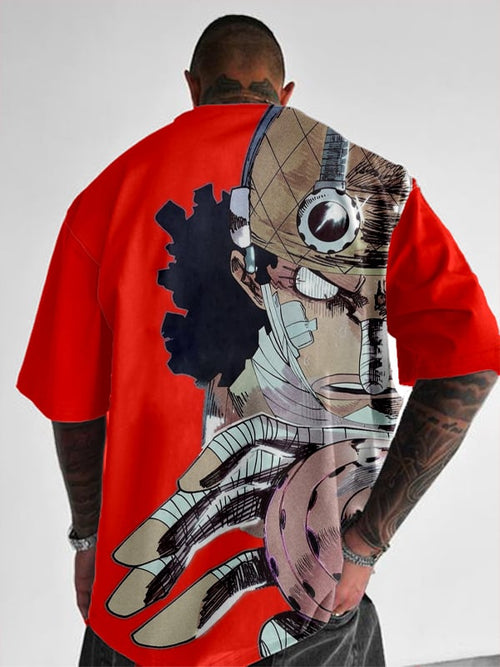 Men's Print Casual Short Sleeve T-Shirt