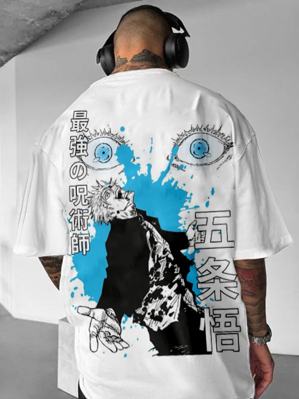 Men's Hip Hop Cotton Short Sleeve T-Shirt